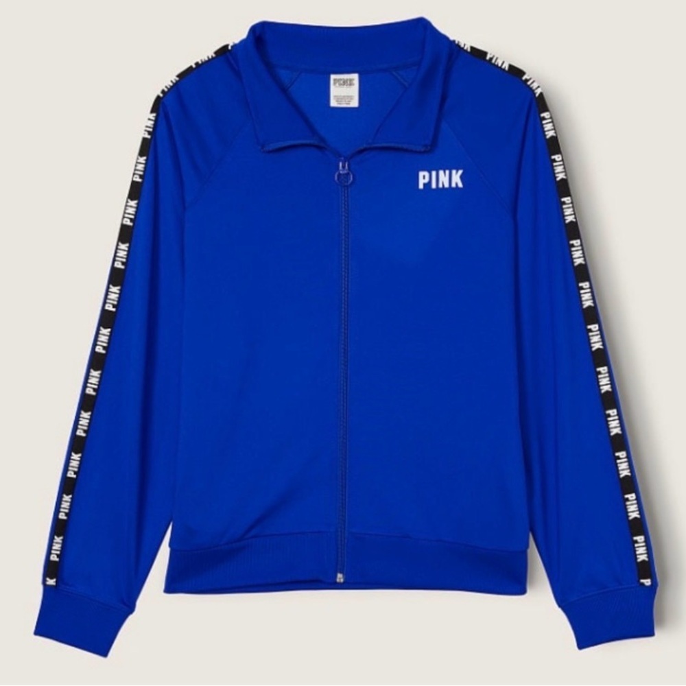 PINK Victoria's Secret Blue Track Jacket and Joggers
